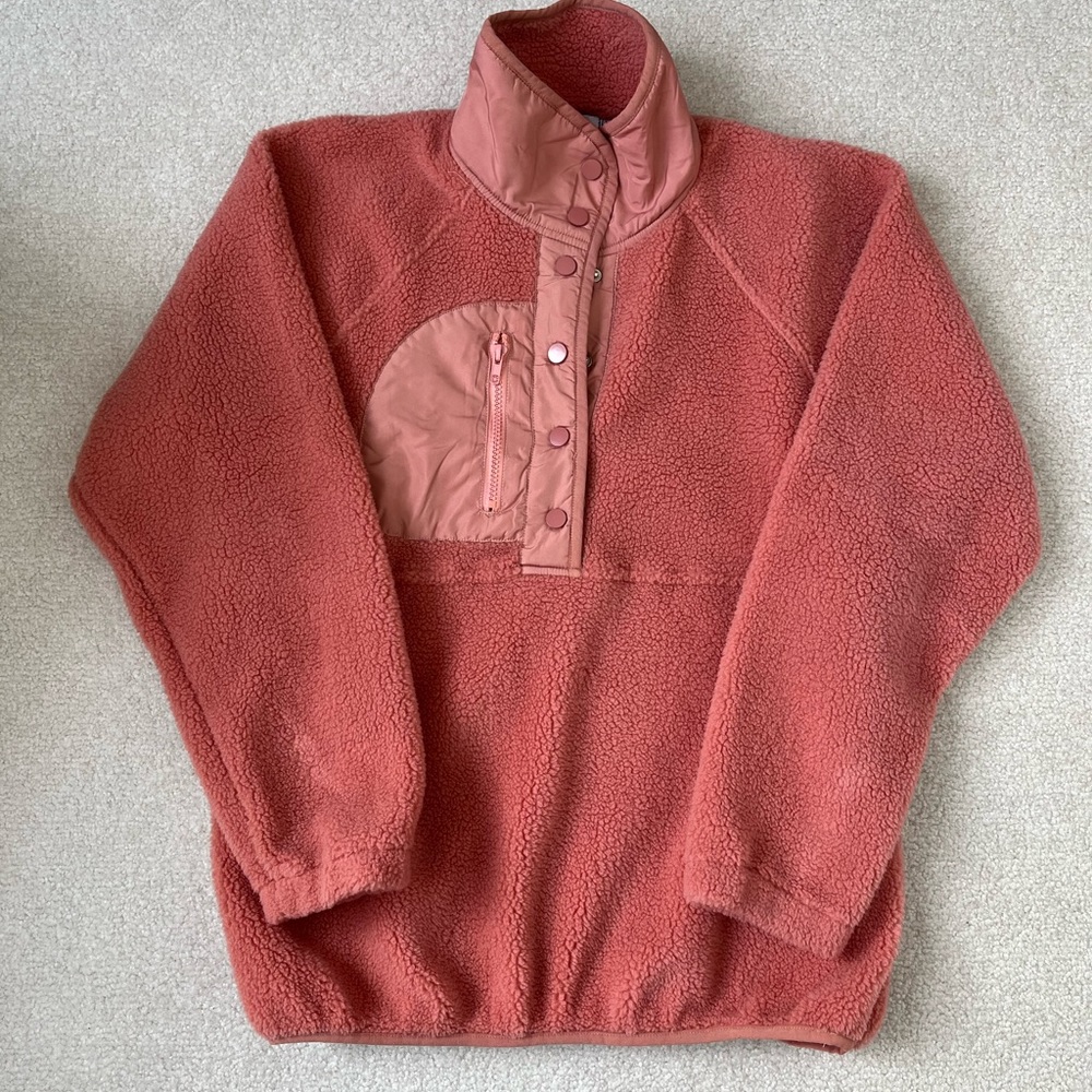 Staccato brand sherpa pullover